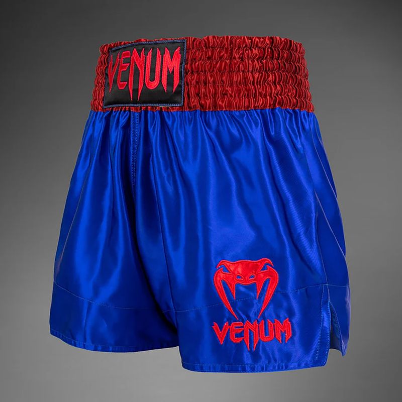 Pánské tréninkové šortky Venum Classic Muay Thai námořnická modrá/červená 3