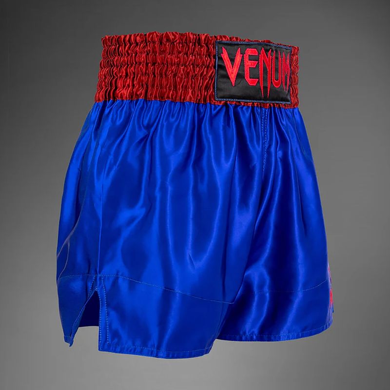 Pánské tréninkové šortky Venum Classic Muay Thai námořnická modrá/červená 4