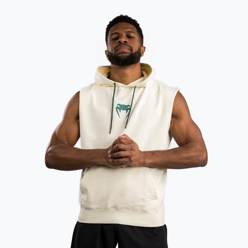Pánská mikina Venum Sparring Sleeveless Hoodies vanilla