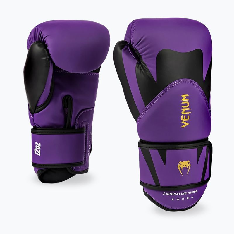 Boxerské rukavice Venum Challenger 4.0 tmavě fialové