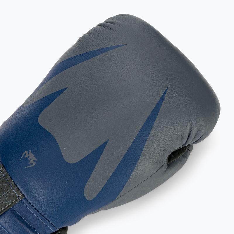 Boxerské rukavice Venum Reverso storm grey/royal blue 5