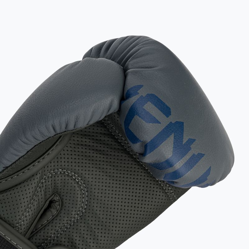 Boxerské rukavice Venum Reverso storm grey/royal blue 7
