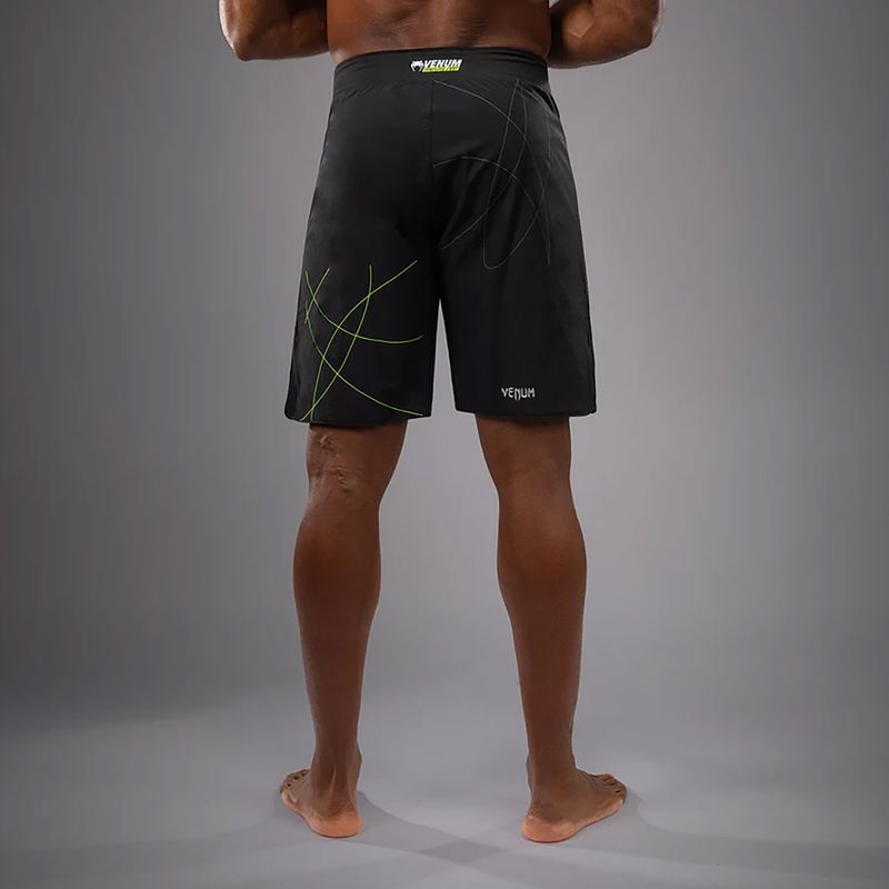 Pánské tréninkové šortky Venum Training Camp 4.0 black/neo green 3