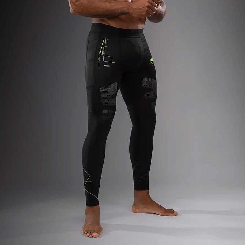Pánské tréninkové legíny Venum Training Camp 4.0 black/neo green  5