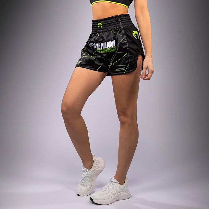 Pánské tréninkové šortky Venum Training Camp 4.0 black/neo green 3