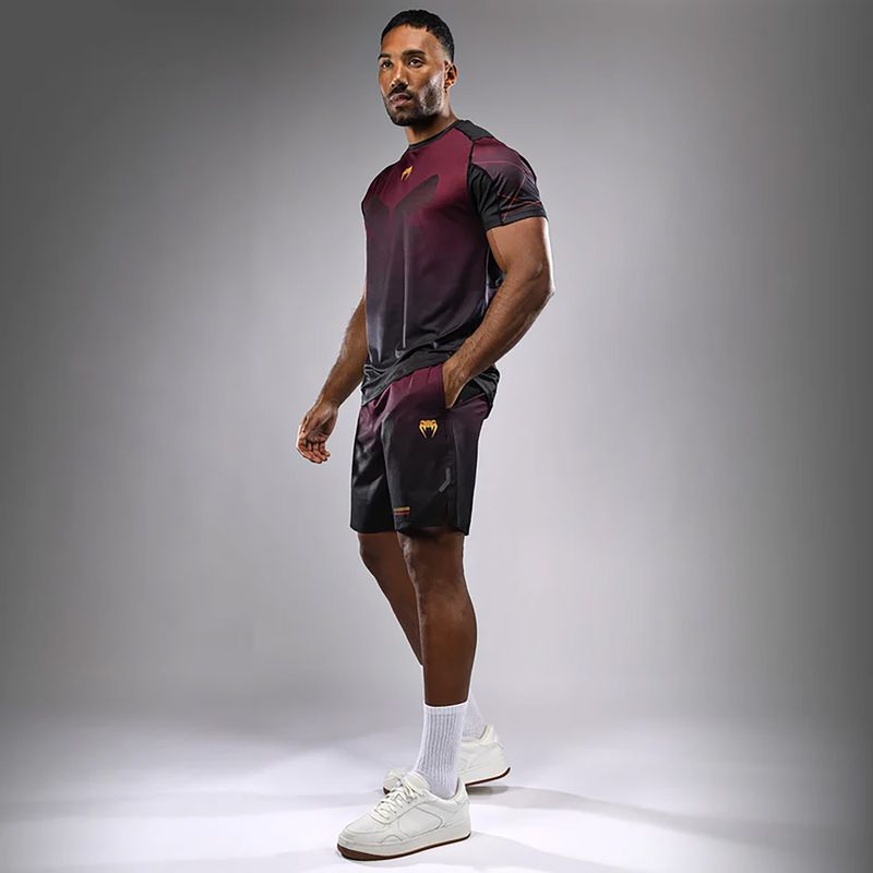 Pánské tričko Venum Tactical XT black/burgundy/gold 3