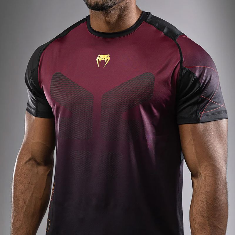 Pánské tričko Venum Tactical XT black/burgundy/gold 8