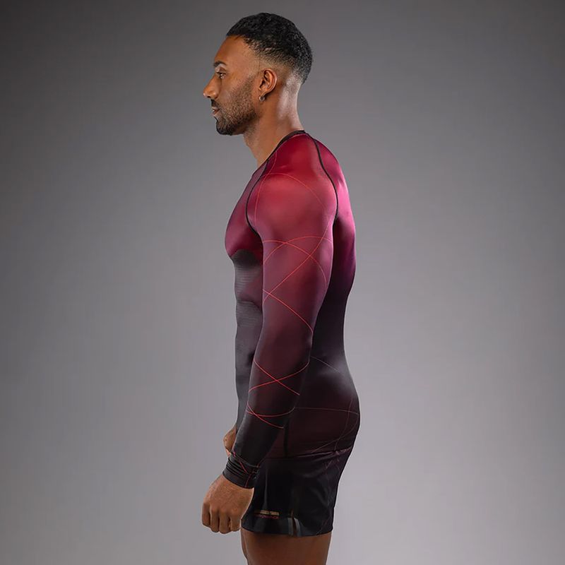 Pánské tréninkové chrániče Venum Tactical XT Rashguards black/burgundy/gold 4