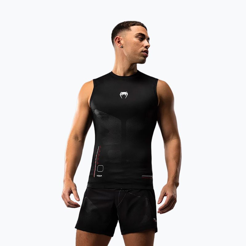 Pánské tričko Venum Tactical XT 05522 Rashguards black/fire red 2