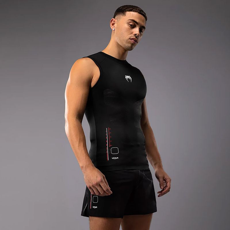 Pánské tričko Venum Tactical XT 05522 Rashguards black/fire red 4