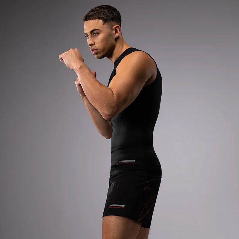 Pánské tričko Venum Tactical XT 05522 Rashguards black/fire red 5