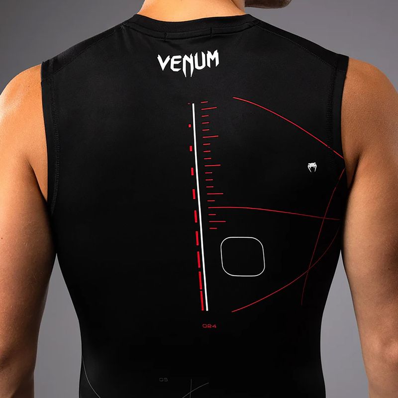 Pánské tréninkové tričko Venum Tactical XT 05522 Rashguards black/fire red 5