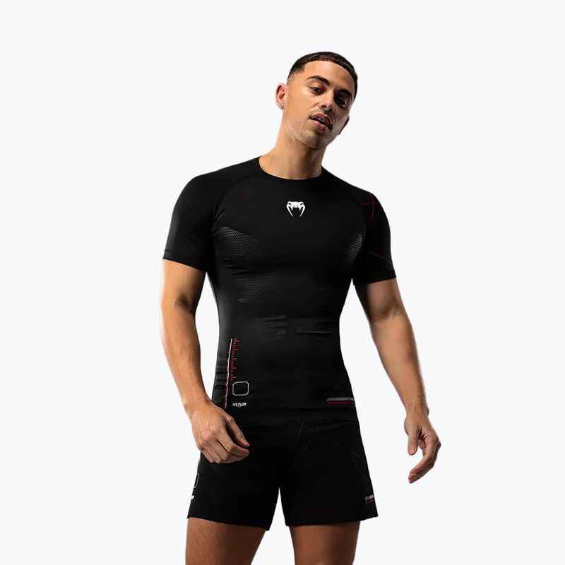 Pánské tričko Venum Tactical XT Rashguards black/fire red 2