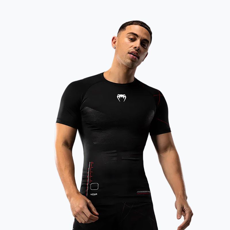 Pánské tričko Venum Tactical XT Rashguards black/fire red