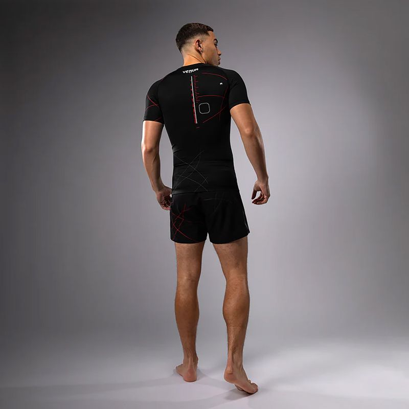 Pánské tričko Venum Tactical XT Rashguards black/fire red 6
