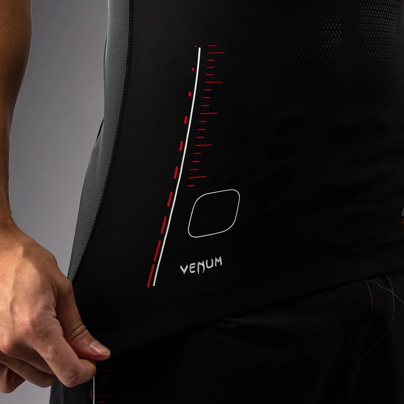 Pánské tričko Venum Tactical XT Rashguards black/fire red 10