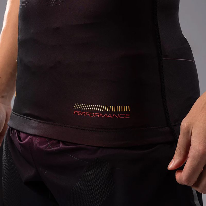 Pánské tričko Venum Tactical XT Rashguards black/burgundy/gold 5