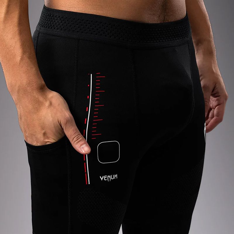 Pánské tréninkové legíny Venum Tactical XT Spats black/fire red 7
