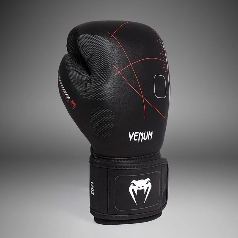 Boxerské rukavice Venum Tactical XT blacj/fire red 4