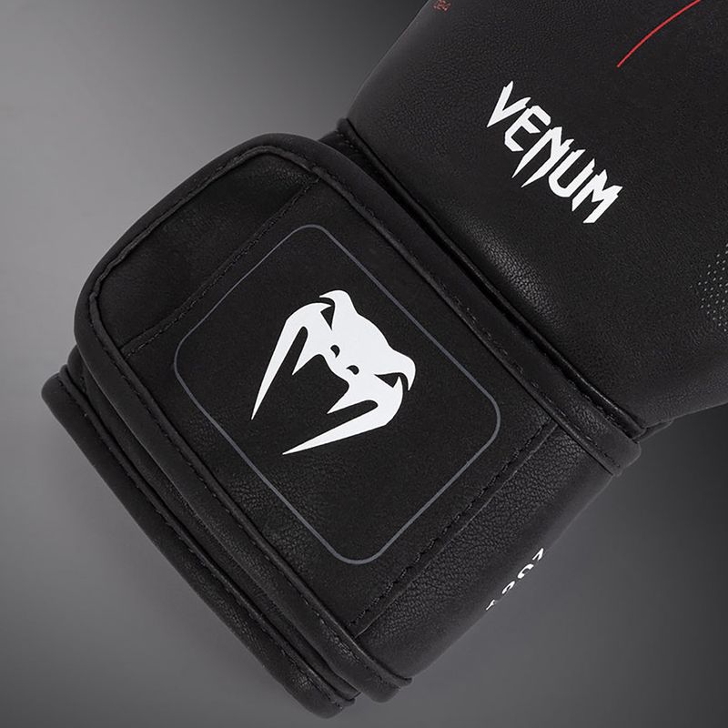 Boxerské rukavice Venum Tactical XT blacj/fire red 7