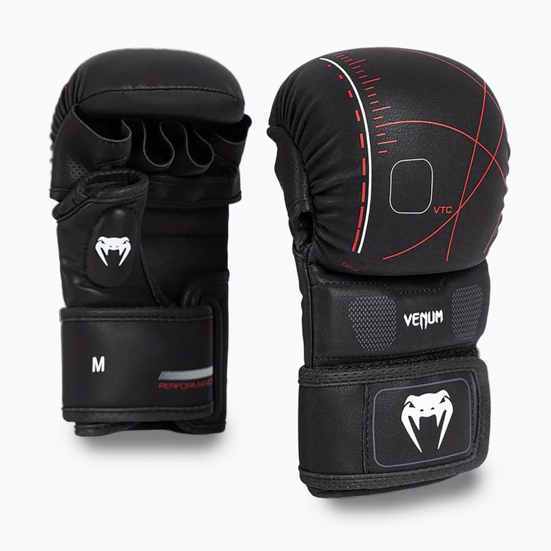 Sparingové rukkavice Venum Tactical XT black/fire red