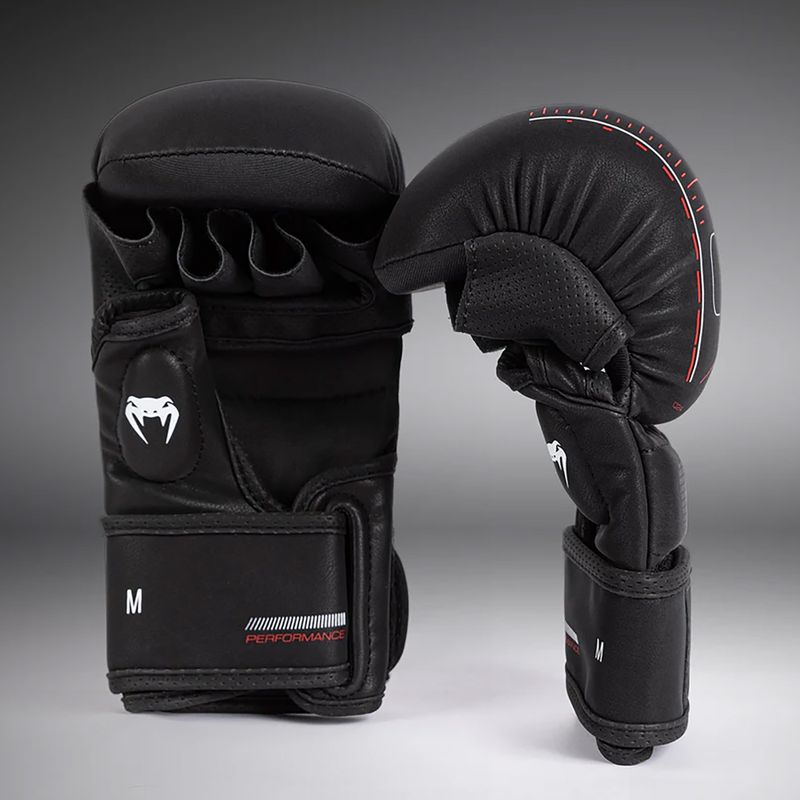 Sparingové rukkavice Venum Tactical XT black/fire red 2