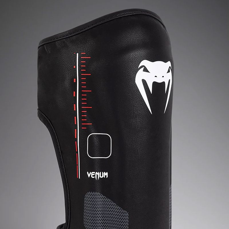 Dámské chrániče holeně a chodidla Venum Tactical XT Shinguards black/fire red 3