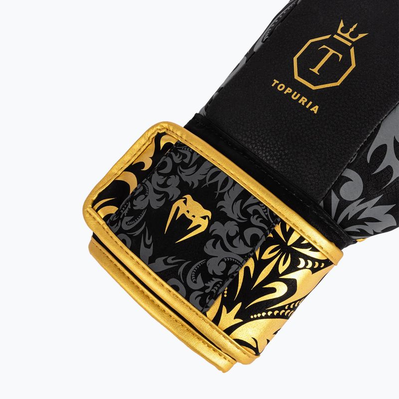 Boxerské rukavice Venum x Ilia Topuria Unmatched black/gold 7