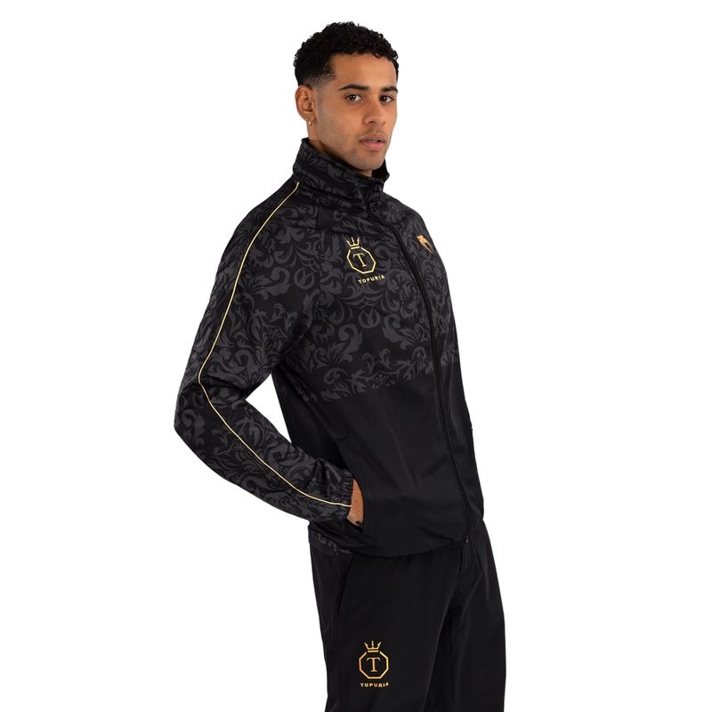 Pánská bunda Venum x Ilia Topuria Unmatched black/gold 3