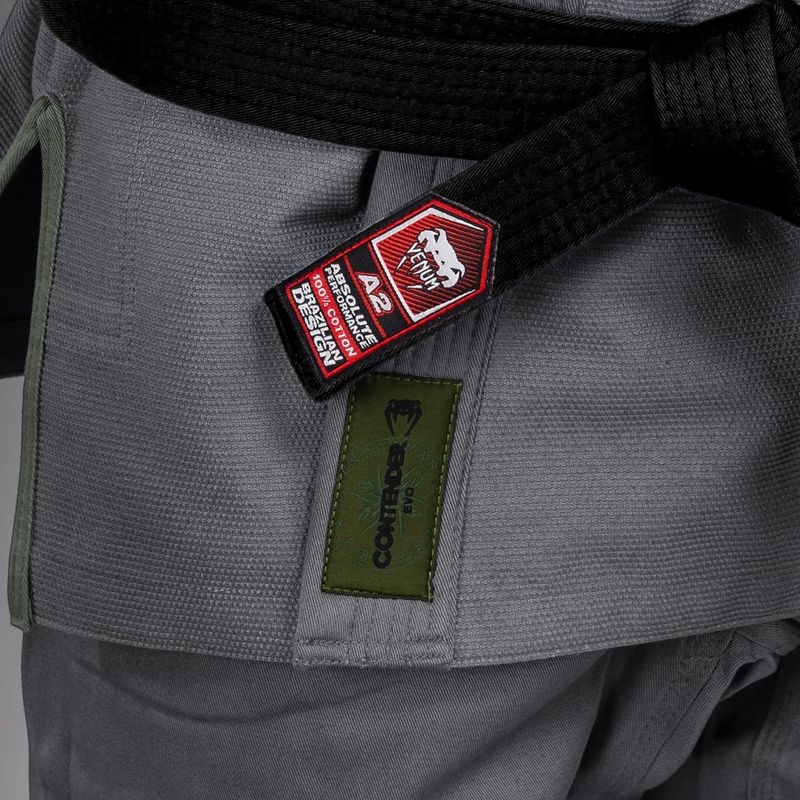 GI do brazilského jiu-jitsu Venum Contender Evo 2.0 storm grey 7