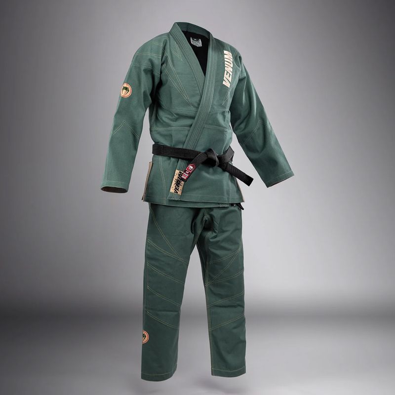 GI do brazilského jiu-jitsu Venum Elite 5.0 forest green 3