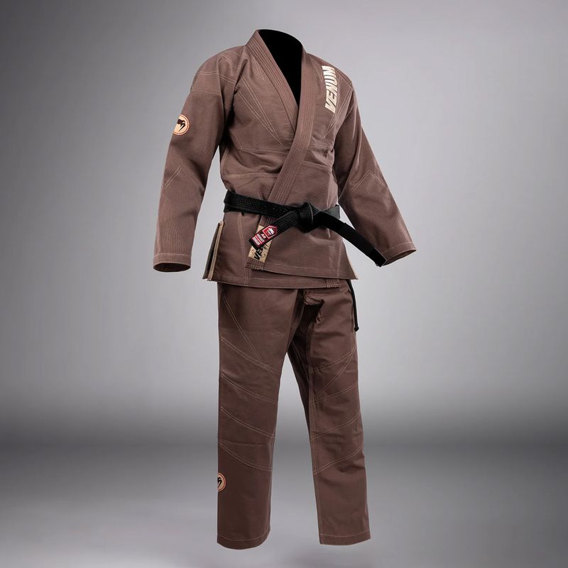 GI do brazilského jiu-jitsu Venum Elite 5.0 chocolate brown 3
