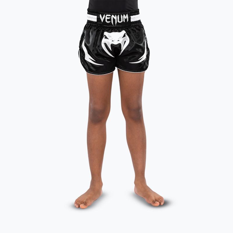Venum Inferno Muay Thai Jr dětské tréninkové šortky černé