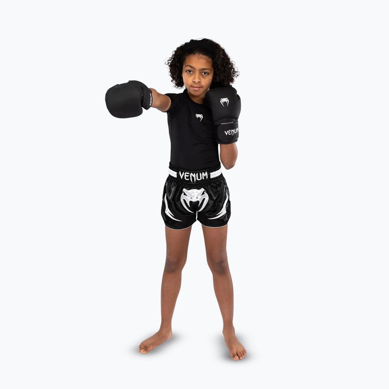 Venum Inferno Muay Thai Jr dětské tréninkové šortky černé 2