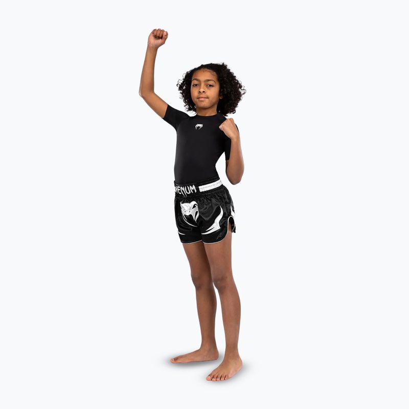 Venum Inferno Muay Thai Jr dětské tréninkové šortky černé 4