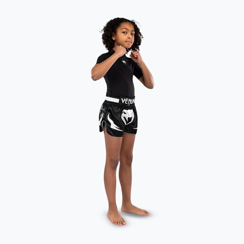 Venum Inferno Muay Thai Jr dětské tréninkové šortky černé 5