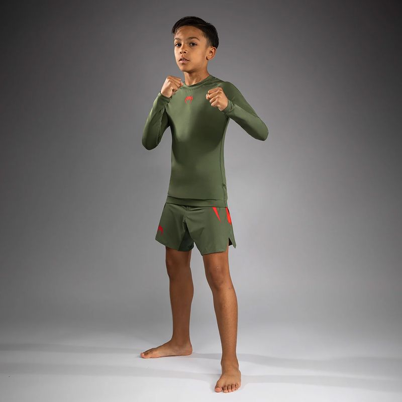 Dětské tréninkové tričko Longsleeve Venum Contender Rashguards Jr khaki 2