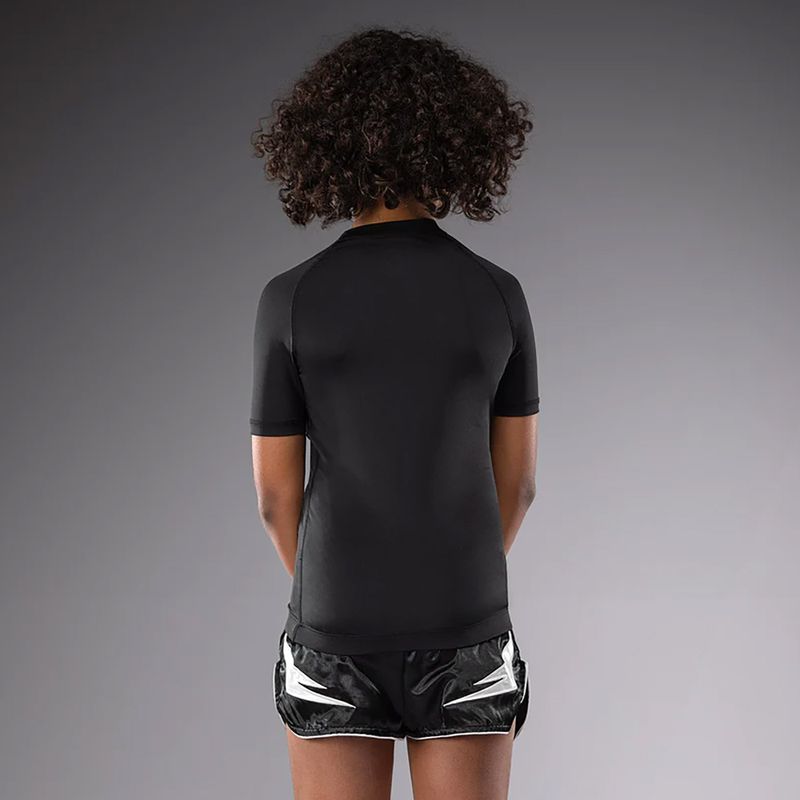 Venum Contender Rashguards Jr dětské tréninkové tričko černé 2
