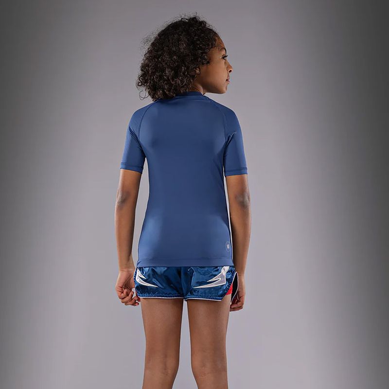 Dětské tričko Venum Contender Rashguards Jr royal blue 3