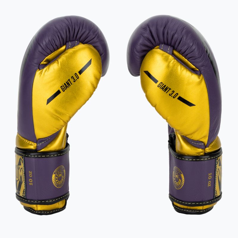 Boxerské rukavice Venum Giant 3.0 dark purple/gold 4