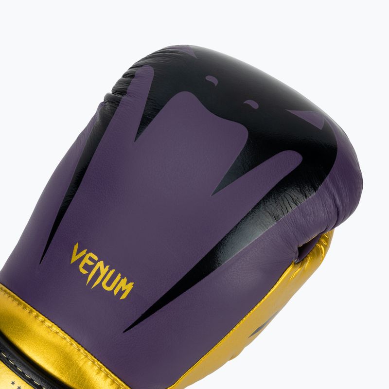 Boxerské rukavice Venum Giant 3.0 dark purple/gold 5