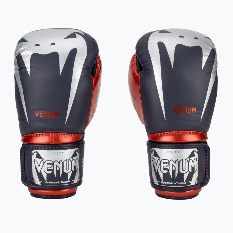 Boxerské rukavice Venum Giant 3.0 navy blue/red 2