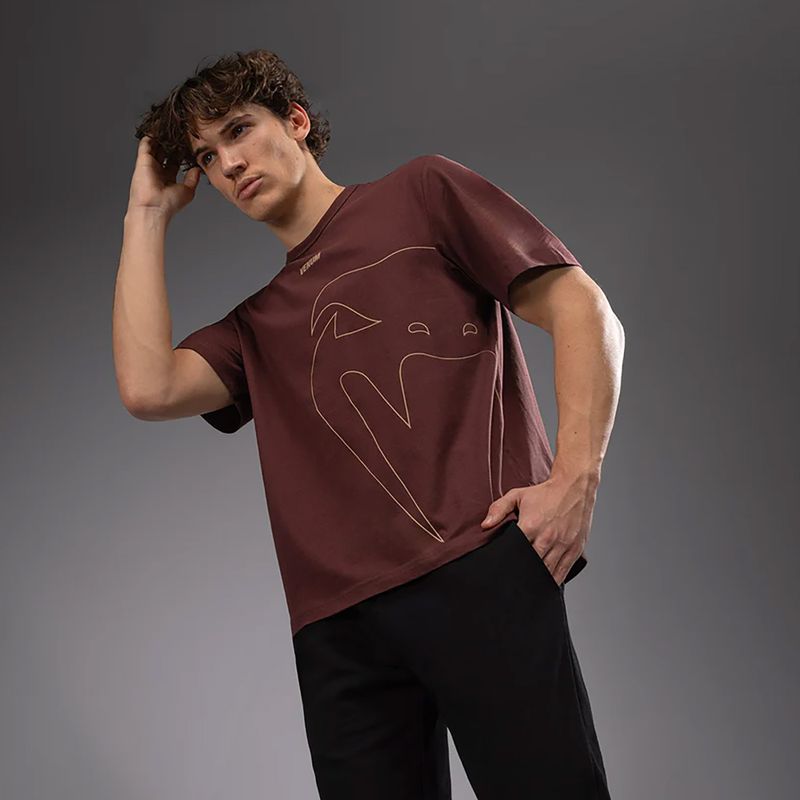 Pánské tričko Venum Giant Connect T-Shirt chocolate brown 3