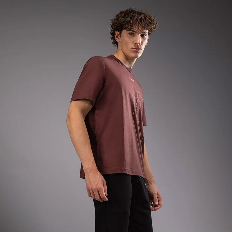 Pánské tričko Venum Giant Connect T-Shirt chocolate brown 4