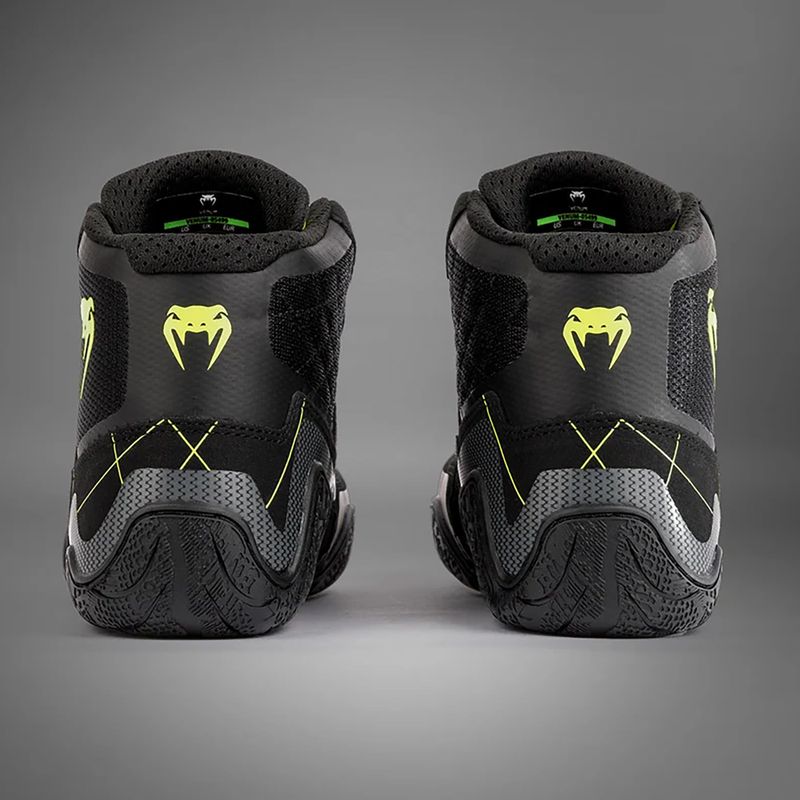 Boxerské boty Venum Training Camp 4.0 Wrestling black/neo green 5