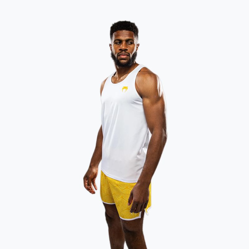 Pánské tréninkové tričko Venum Octane white/vibrant yellow 4