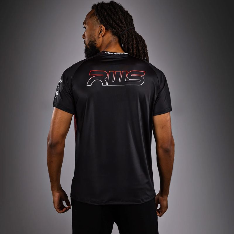 Pánské tričko Venum x RWS 2.0 Dry-Tech black/red 2