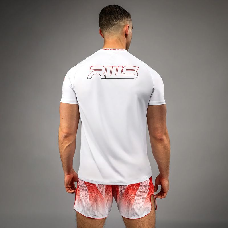 Pánské tričko Venum x RWS 2.0 Dry-Tech white/red 3