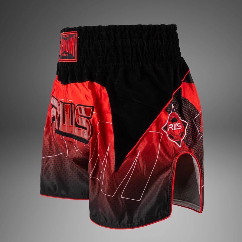 Pánské tréninkové šortky Venum x RWS 2.0 Muay Thai black/red 2