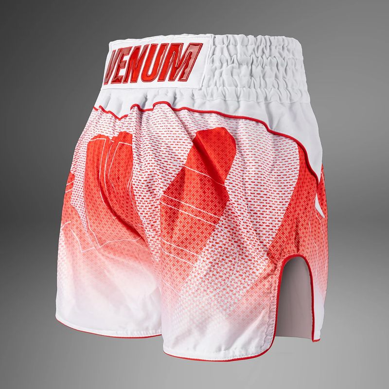 Pánské tréninkové šortky Venum x RWS 2.0 Muay Thai white/red 4